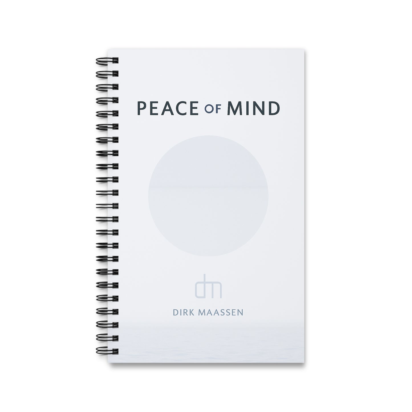 "Peace of Mind" Spiral Journal - Perfect for Music Lovers, Songwriters, Gifts for Musicians, Note Taking, Creative Writing