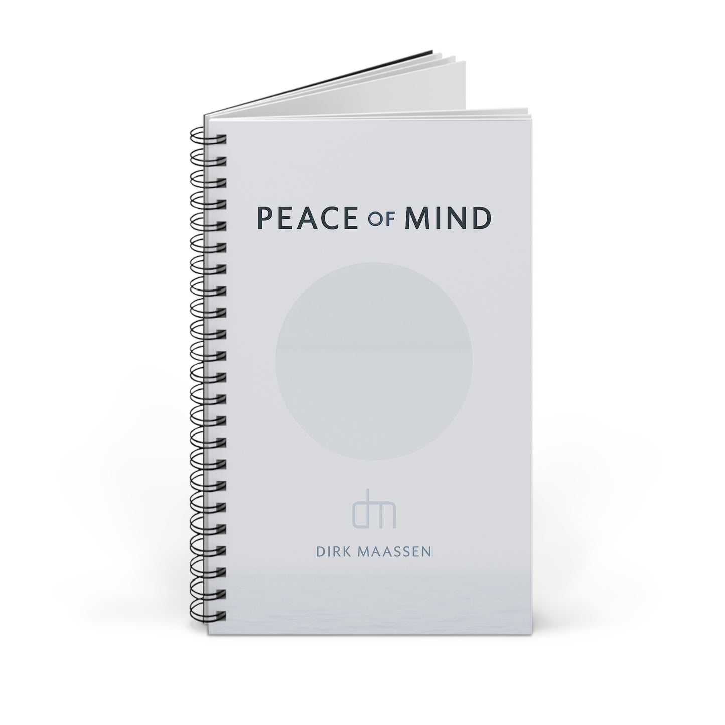 "Peace of Mind" Spiral Journal - Perfect for Music Lovers, Songwriters, Gifts for Musicians, Note Taking, Creative Writing