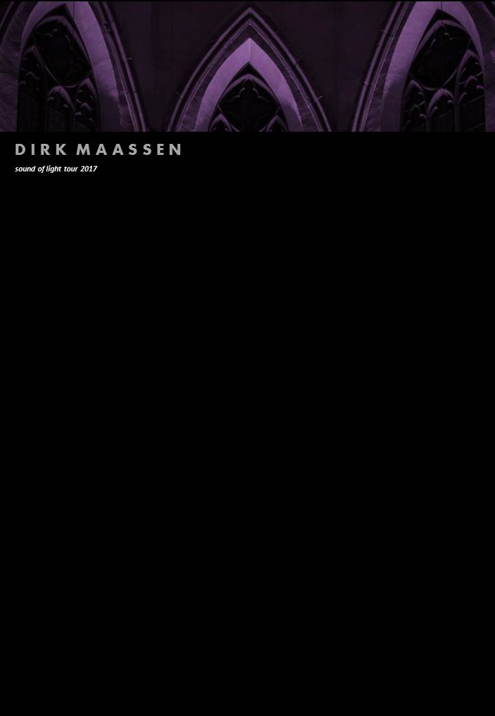 Dirk Maassen // Sound of Light Tour Sheetbook (PDF Download)
