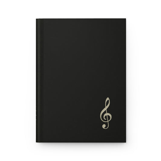 Elegant Music-Themed Hardcover Journal for Musicians, Music Note Diary, Gift for Songwriters, Blank Notebook for Creativity, Music [...]