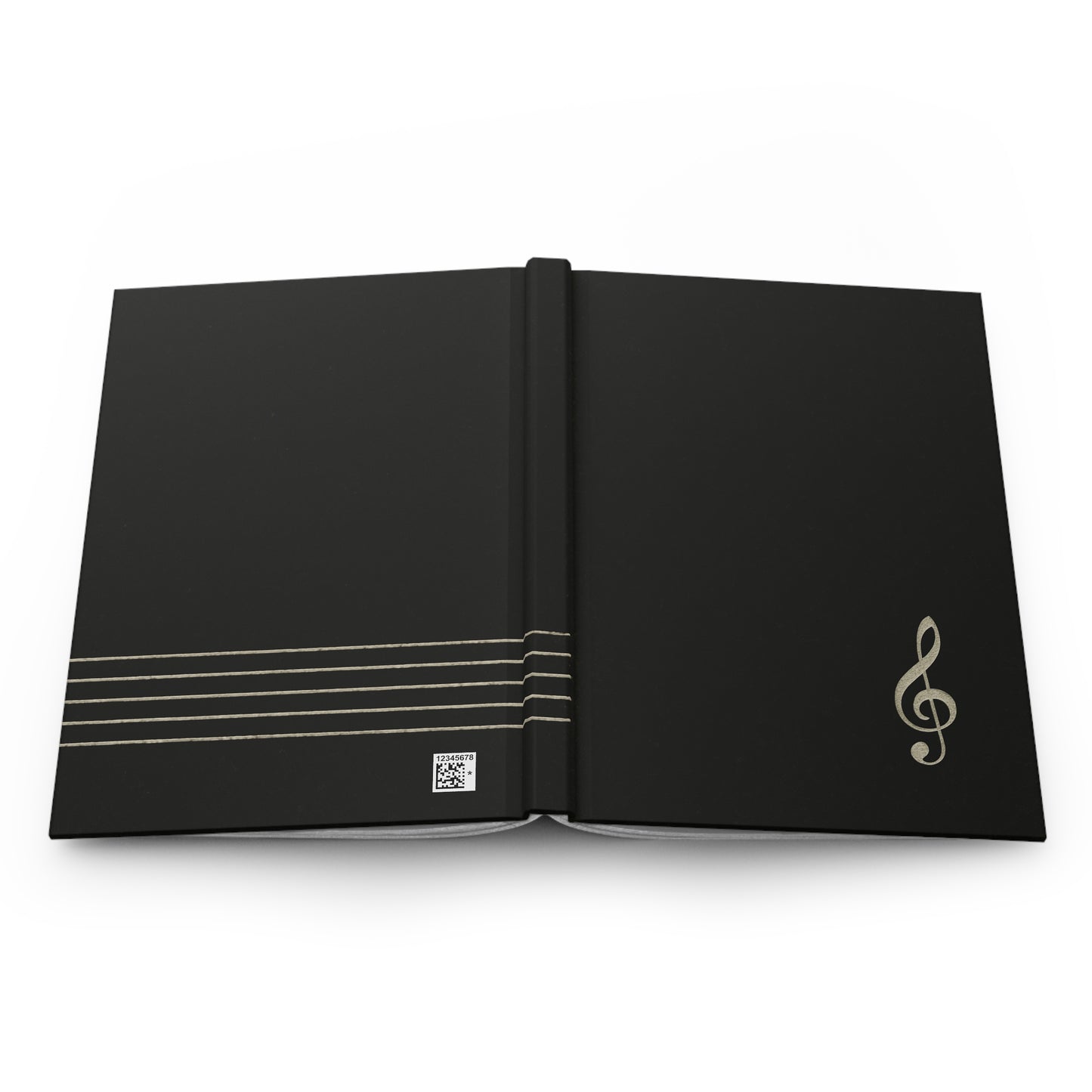 Elegant Music-Themed Hardcover Journal for Musicians, Music Note Diary, Gift for Songwriters, Blank Notebook for Creativity, Music [...]