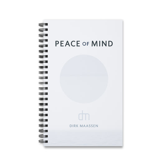 "Peace of Mind" Spiral Journal - Perfect for Music Lovers, Songwriters, Gifts for Musicians, Note Taking, Creative Writing