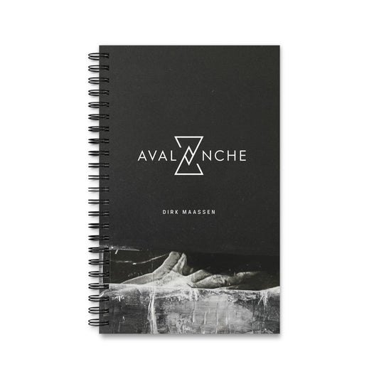 Avalanche Spiral Journal - Perfect for Music Lovers, Songwriters, Gifts for Musicians, Note Taking, Creative Writing